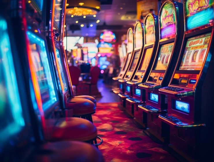 Studio live-dealer Relax Gaming dengan meja multi-kamera dan interface modern